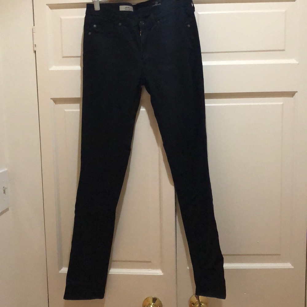 AG The Stilt Cigarette- black legging jeans 27R